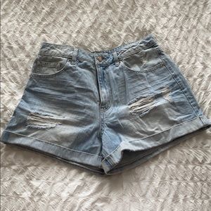High Rise Boyfriend Shorts